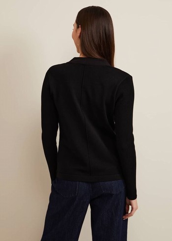 Phase Eight Frankie Knitwear Black USA | 7095826-RD